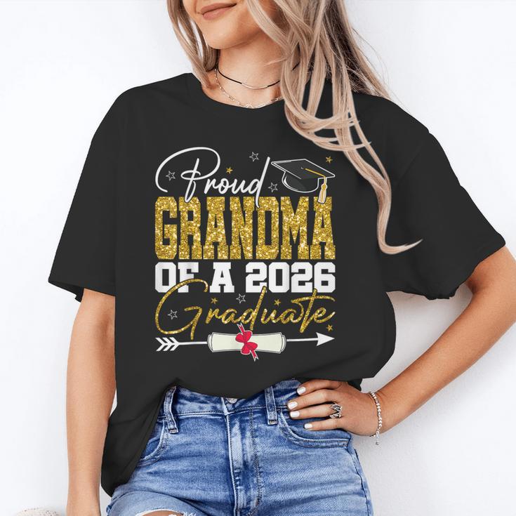 Proud Grandma Of Senior 2026 Graduate Family Graduation 2026 Unisex T-Shirt