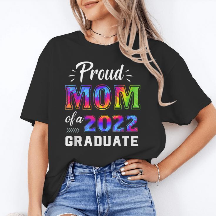 Proud Mom Of a 2022 Graduate Matching Tie Dye Graduation Unisex T-Shirt