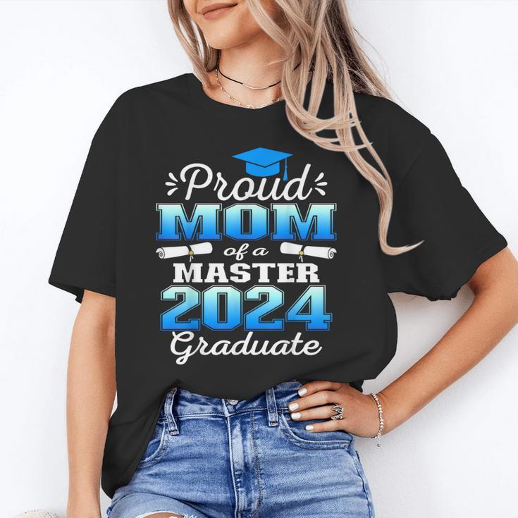 Proud Mom Of 2024 Class Master Graduate Family Graduation Unisex T-Shirt