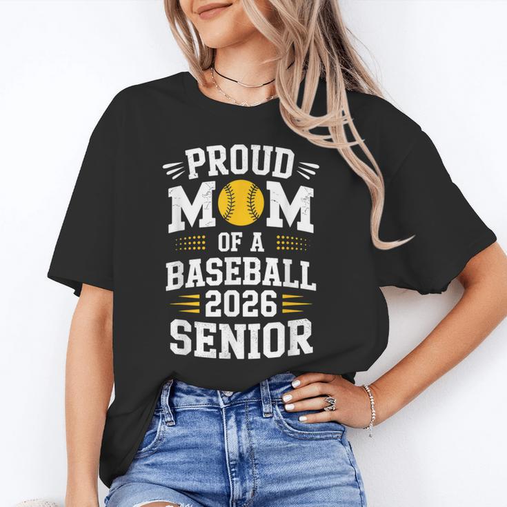 Proud Mom Of Baseball Senior 2026 Graduation Unisex T-Shirt