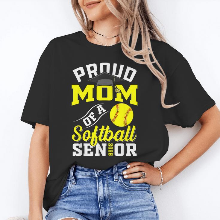 Proud Mom Of a Softball Senior Class Of 2026 Graduation Unisex T-Shirt