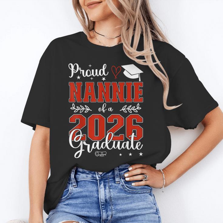Proud Nannie Of A Class Of 2026 Graduate Senior Graduation Unisex T-Shirt