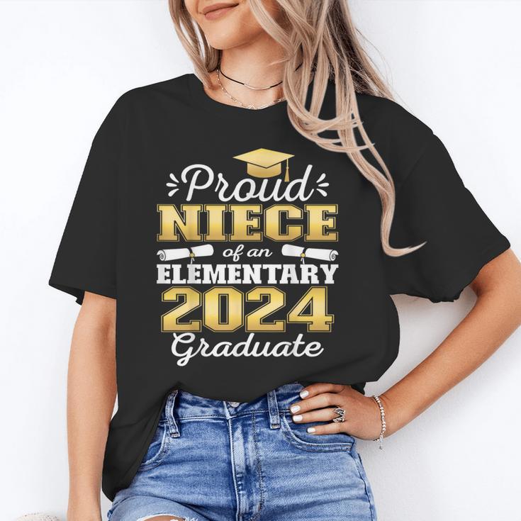 Proud Niece Of 5th Grade Graduate 2024 Elementary Graduation Unisex T-Shirt