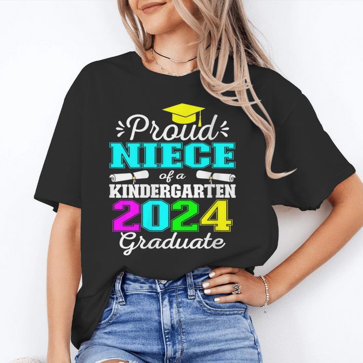 Proud Niece Of Kindergarten Graduate 2024 Graduation Niece Unisex T-Shirt