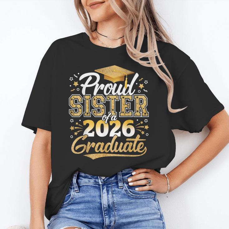 Proud Sister Of 2026 Graduate College Graduation Hat Party Unisex T-Shirt
