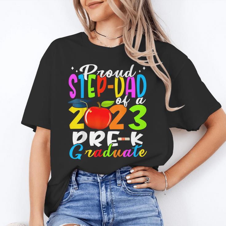 Proud Step-Dad Of 2023 Pre-K Graduate Fathers Day Graduation Unisex T-Shirt