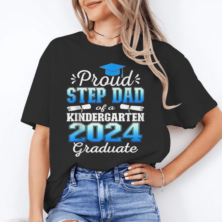 Proud Step Dad Of Kindergarten Graduate 2024 Graduation Step Unisex T-Shirt