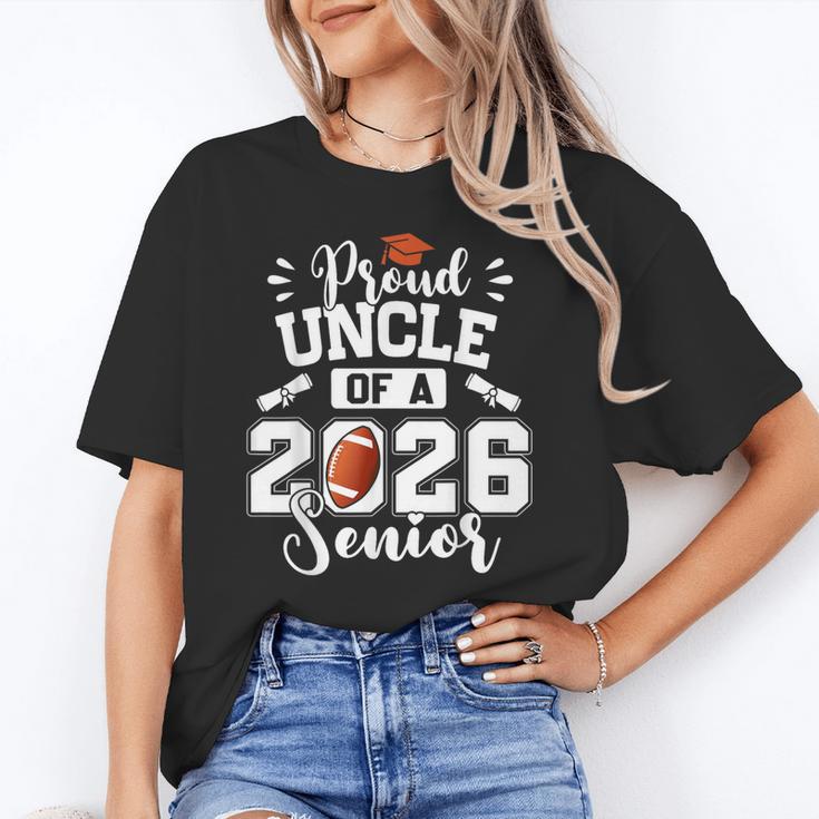 Proud Uncle Of A 2026 Senior Football Graduation Unisex T-Shirt