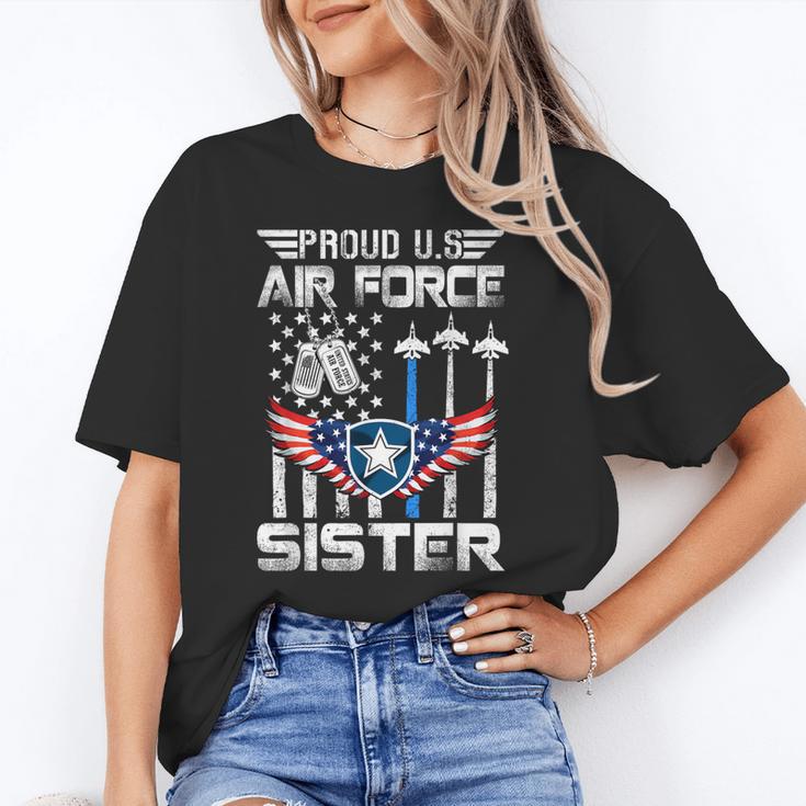 Proud US Air Force Sister Flag Air Force Graduation Sister Unisex T-Shirt