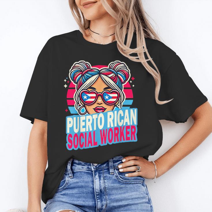 Puerto Rican Latina Social Worker MSW Masters Graduation Unisex T-Shirt
