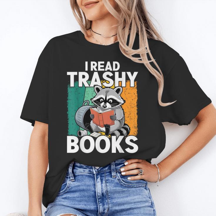 Raccoon Smutty Book Lover Spicy Romance Novels Women's Unisex T-Shirt Raccoon Smutty Book Lover Spicy Romance Novels Women's Unisex T-Shirt