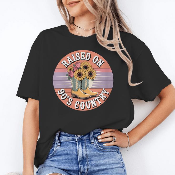 Raised On 90’s Country Women Retro Western Music Nostalgia Unisex T-Shirt Raised On 90’s Country Women Retro Western Music Nostalgia Unisex T-Shirt