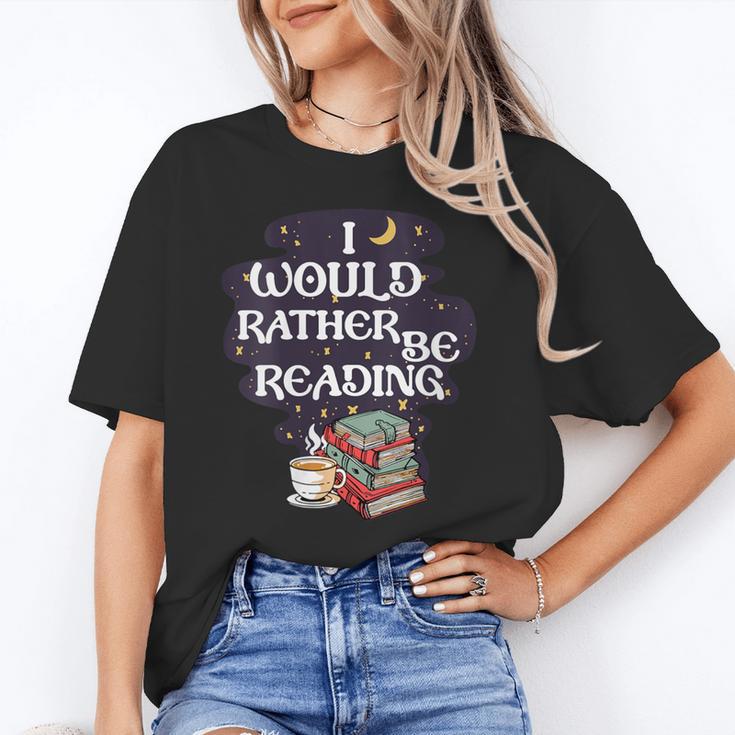 I Would Rather Be Reading Bookworm Book Lover Librarian Kids Unisex T-Shirt I Would Rather Be Reading Bookworm Book Lover Librarian Kids Unisex T-Shirt