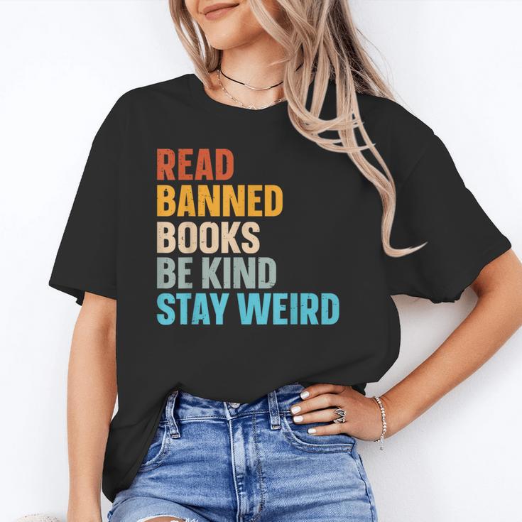 Read Banned Books Be Kind Stay Weird Unisex T-Shirt Read Banned Books Be Kind Stay Weird Unisex T-Shirt
