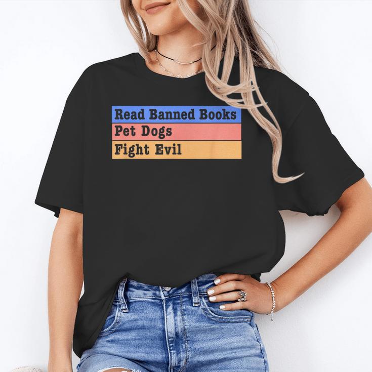 Read Banned Books Pet Dogs Fight Evil Unisex T-Shirt