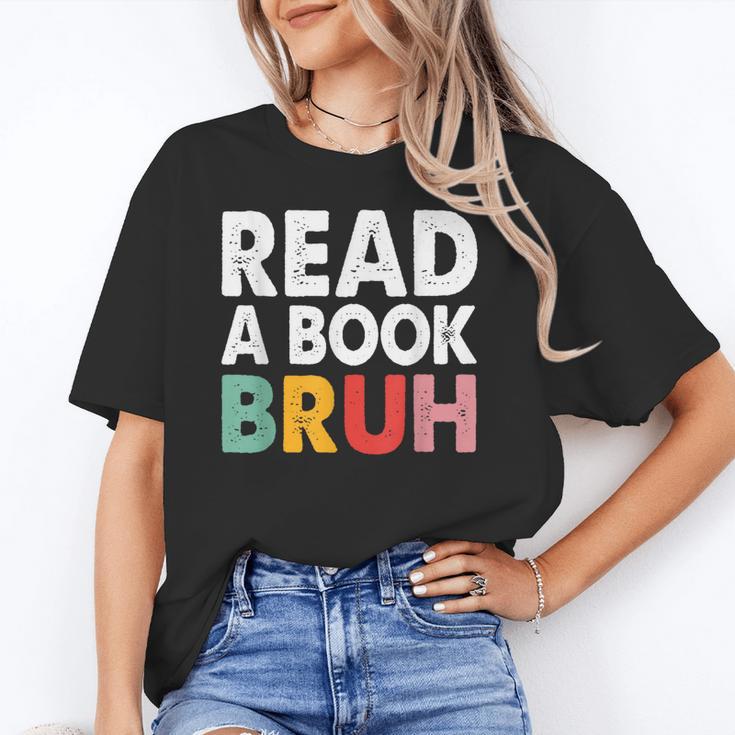 Read A Book Bruh Teacher Unisex T-Shirt