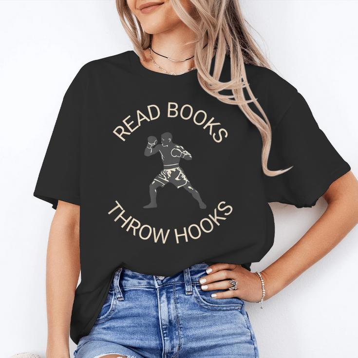 Read Books Throw Hooks Boxing Literacy Shirt Unisex T-Shirt Read Books Throw Hooks Boxing Literacy Shirt Unisex T-Shirt