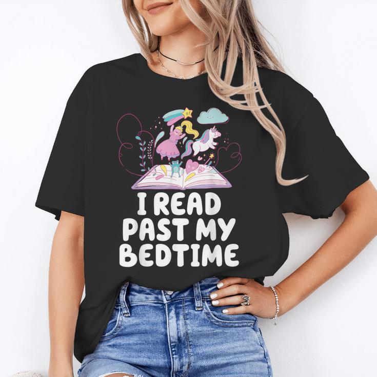 I Read Past My Bedtime Reading Unicorn Book Lover Unisex T-Shirt I Read Past My Bedtime Reading Unicorn Book Lover Unisex T-Shirt