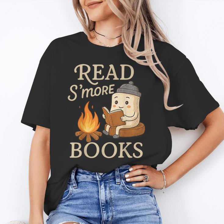Read S'More Books Campfire Reading Book Lovers Camper Unisex T-Shirt Read S'More Books Campfire Reading Book Lovers Camper Unisex T-Shirt
