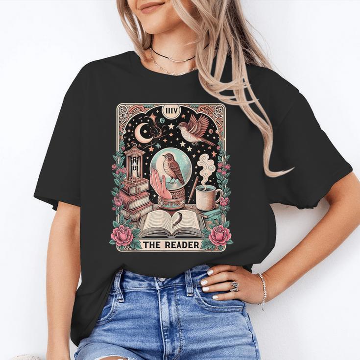 The Reader Tarot Card Shirt Bird Book Lover Bookworm Unisex T-Shirt The Reader Tarot Card Shirt Bird Book Lover Bookworm Unisex T-Shirt