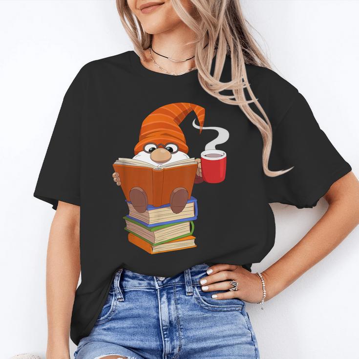 Reading Lover Book Graphic Gnome Unisex T-Shirt