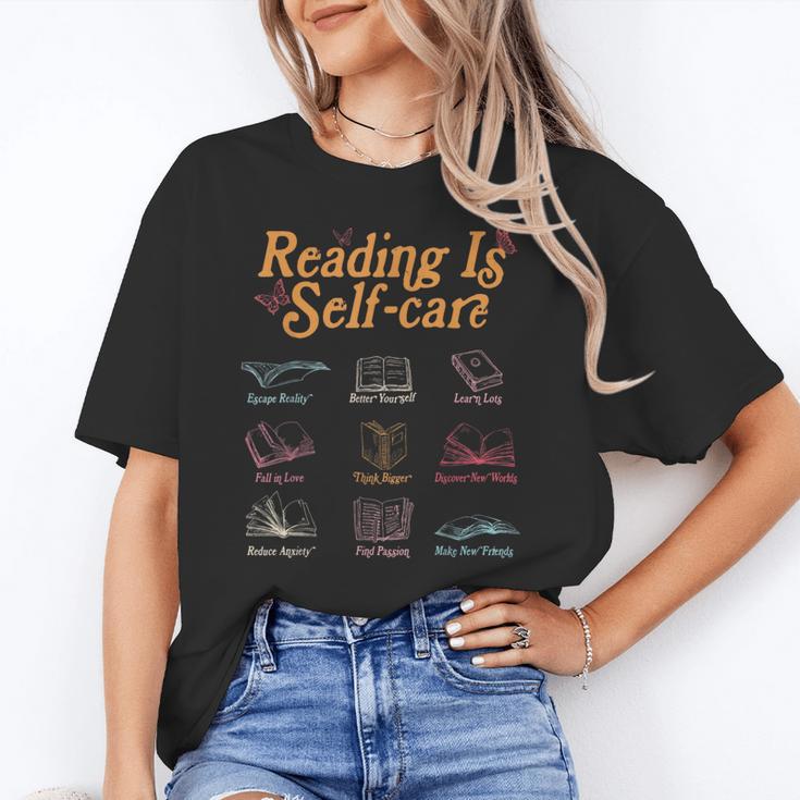 Reading Is Self Care Mental Health Read More Book Unisex T-Shirt