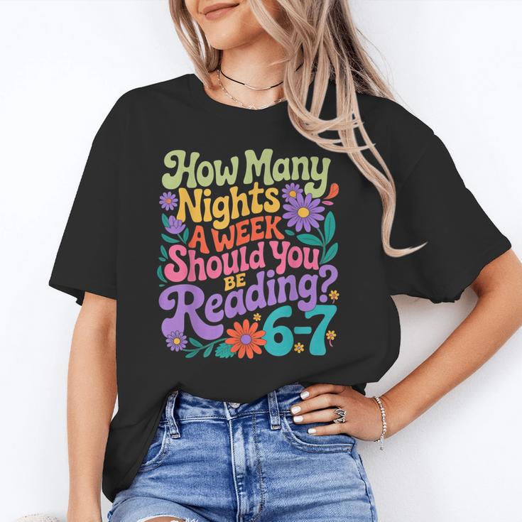Reading Six Seven Meme Book Lover 67 Teacher 6 7 Unisex T-Shirt