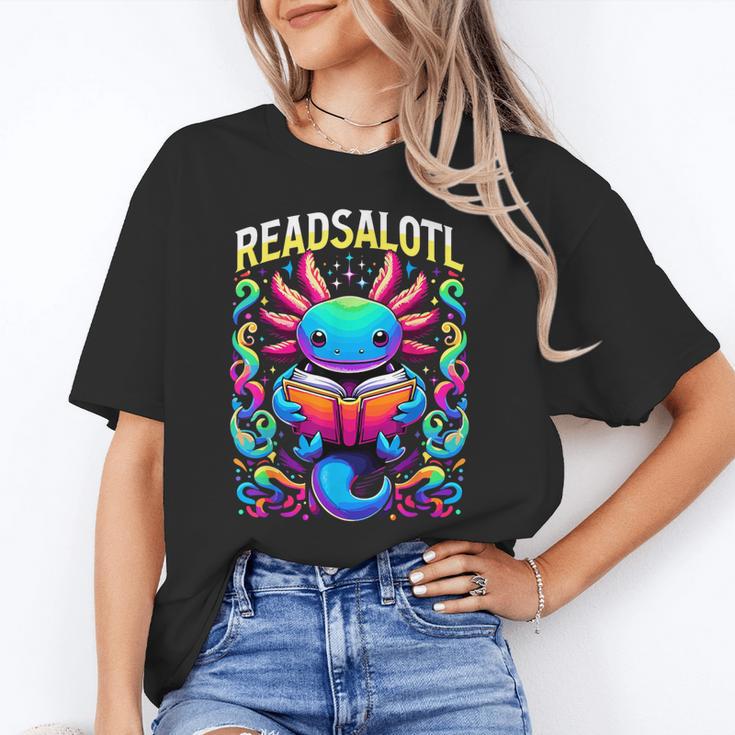 Readsalotl Axolotl Book Lovers Axolotls Unisex T-Shirt Readsalotl Axolotl Book Lovers Axolotls Unisex T-Shirt