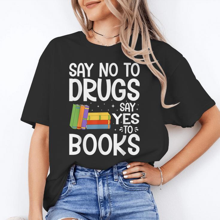 Red Ribbon Week Say No To Drugs Say Yes To Books Drug Free Unisex T-Shirt Red Ribbon Week Say No To Drugs Say Yes To Books Drug Free Unisex T-Shirt