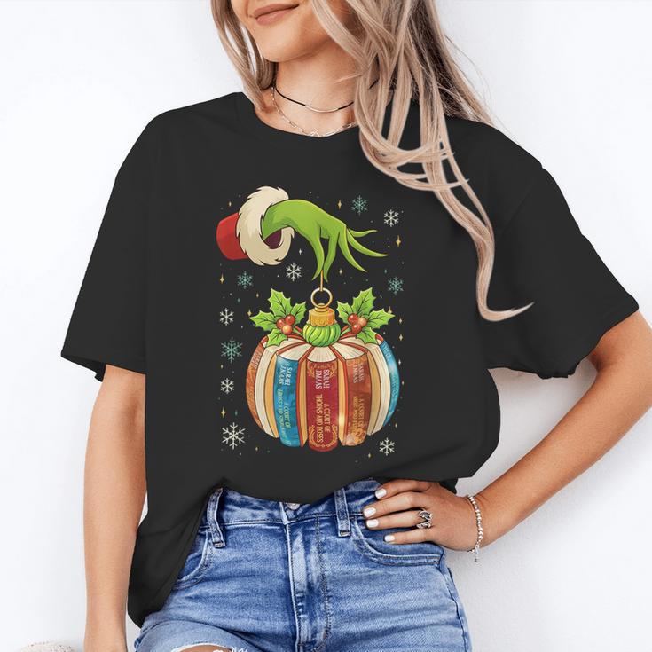 Retro Christmas Ornament Book Christmas Teacher Librarian Unisex T-Shirt Retro Christmas Ornament Book Christmas Teacher Librarian Unisex T-Shirt