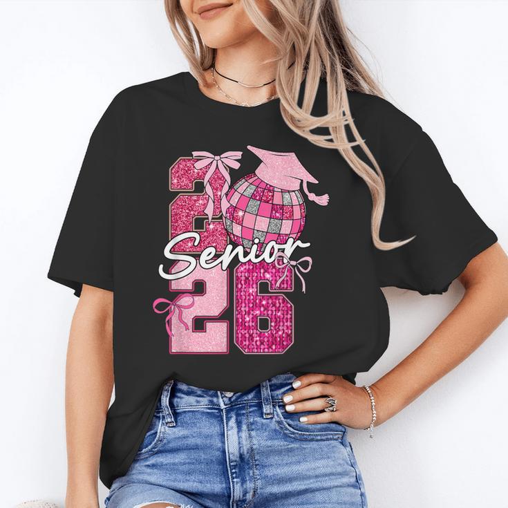 Retro Senior 2026 Coquette Bow Graduation Class Of 2026 Unisex T-Shirt