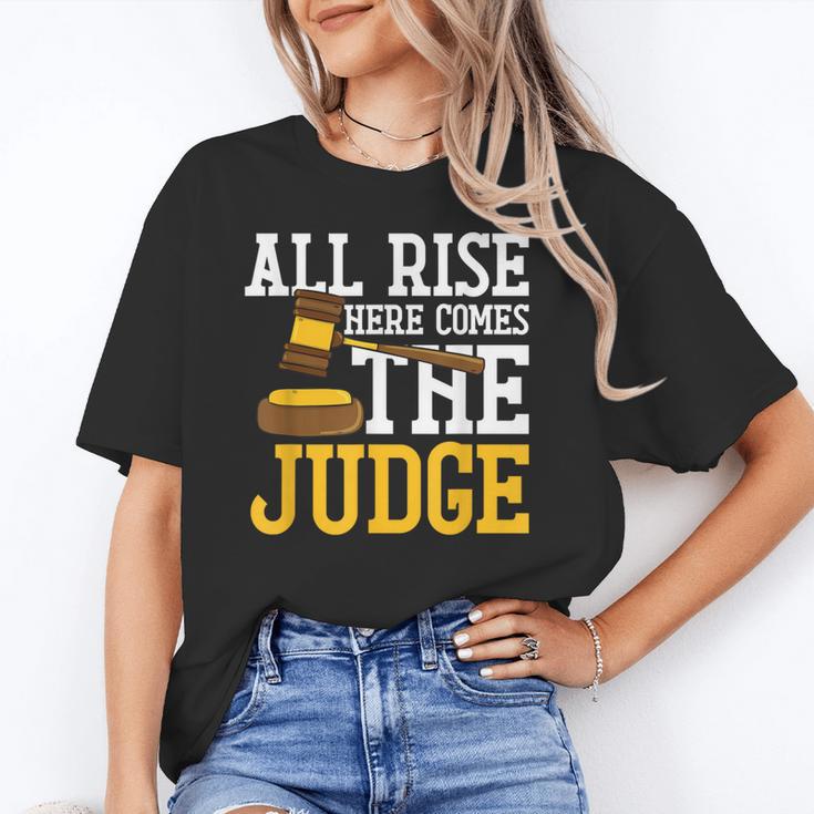 All Rise Here Comes The Judge Lawyer Graduation Quote Unisex T-Shirt