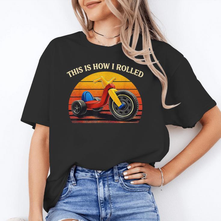 This Is How I Rolled Retro Toys Big Wheel Tricycle Nostalgia Unisex T-Shirt This Is How I Rolled Retro Toys Big Wheel Tricycle Nostalgia Unisex T-Shirt