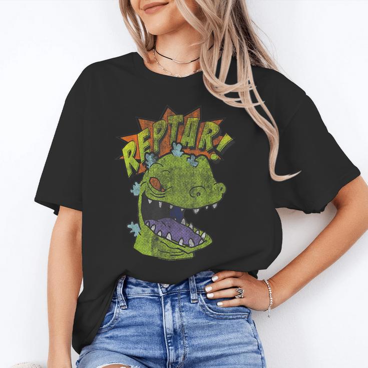 Rugrats Reptar Distressed Comic Book Style Cartoon Unisex T-Shirt