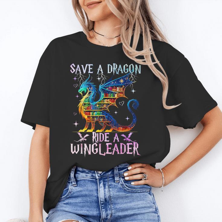 Save A Dragon Ride A Wingleader Books Dragon Lover Cute Unisex T-Shirt