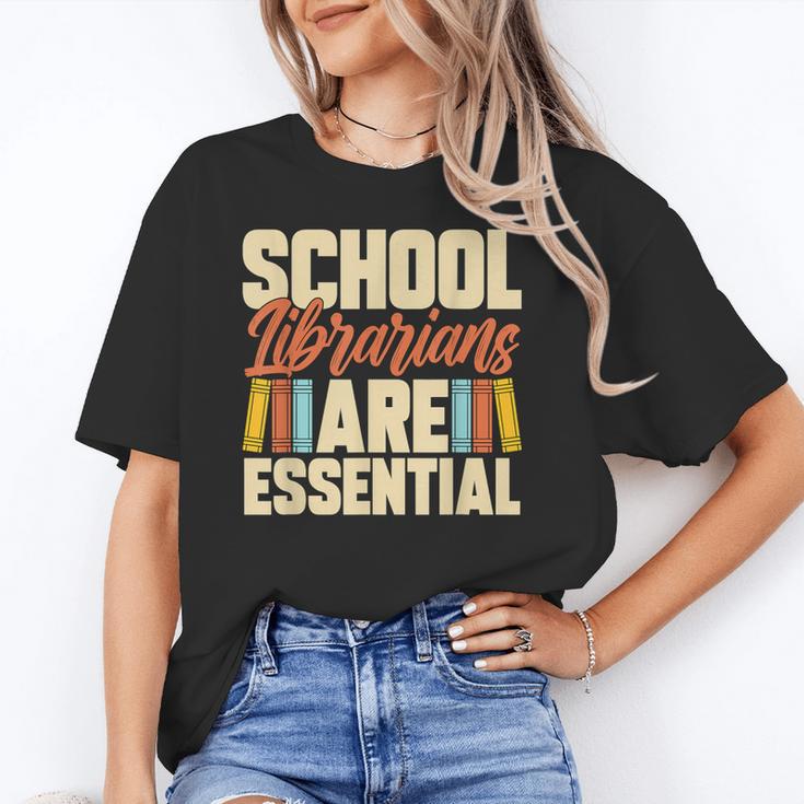 School Librarians Are Essential Library Book Lover Librarian Unisex T-Shirt School Librarians Are Essential Library Book Lover Librarian Unisex T-Shirt