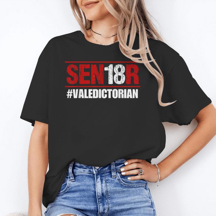 Senior 2018 Valedictorian School Colors Graduation Unisex T-Shirt