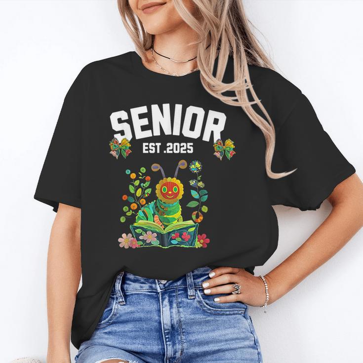 Senior 2025 Graduation Caterpillar For Kids Cute Coquette Unisex T-Shirt