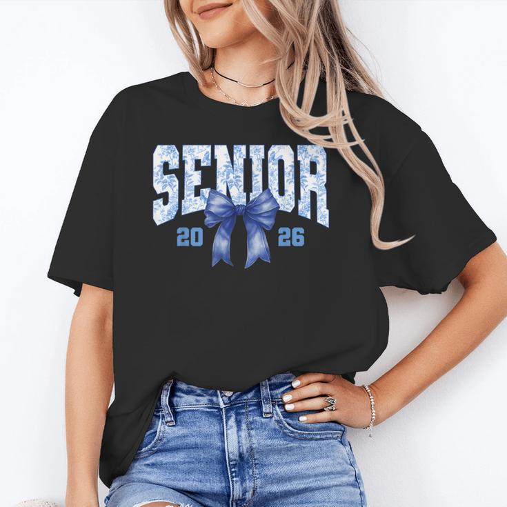 Senior 2026 Class Of 2026 Toile Coquette Bow Graduation 2026 Unisex T-Shirt