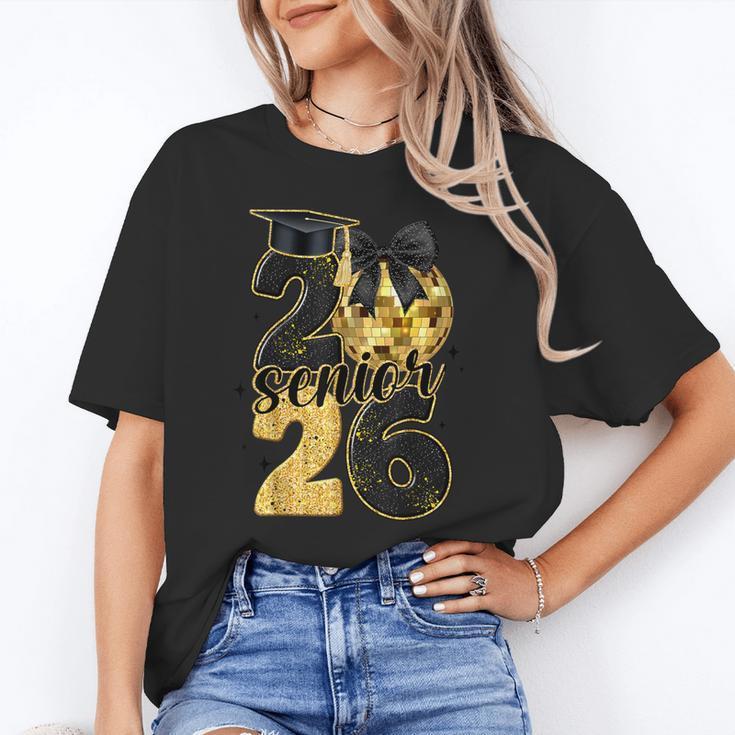 Senior Class Of 2026 Senior Girl Graduation Cap Coquette Bow Unisex T-Shirt