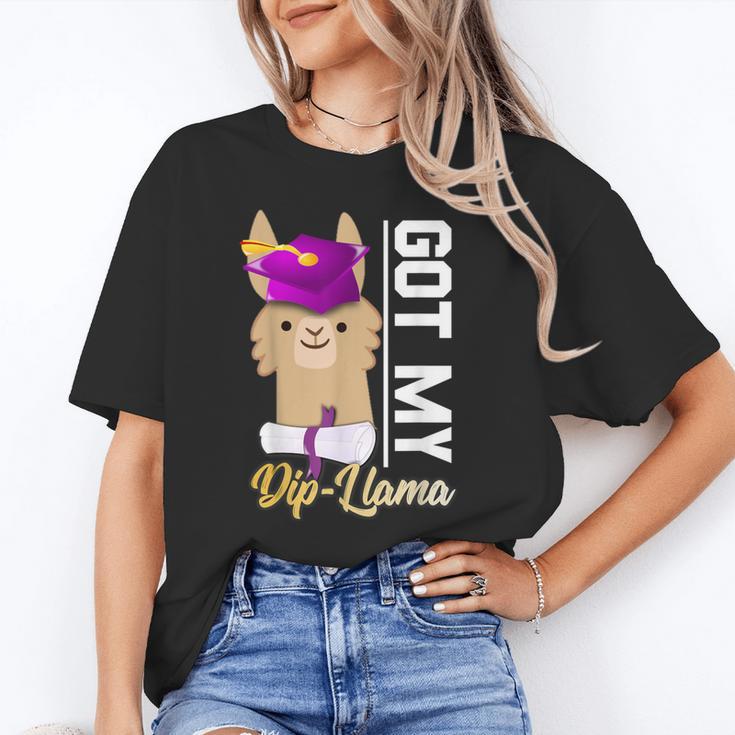 Senior Graduation TShirt 2019 Got My Diploma Llama Pun Shirt Unisex T-Shirt