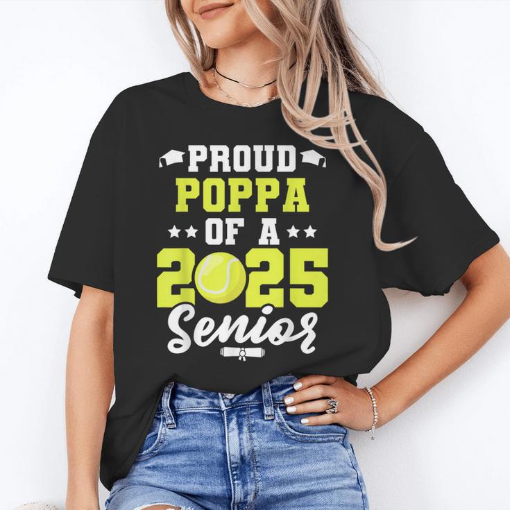 Senior Poppa 2025 Tennis Class Of 2025 Graduation Unisex T-Shirt