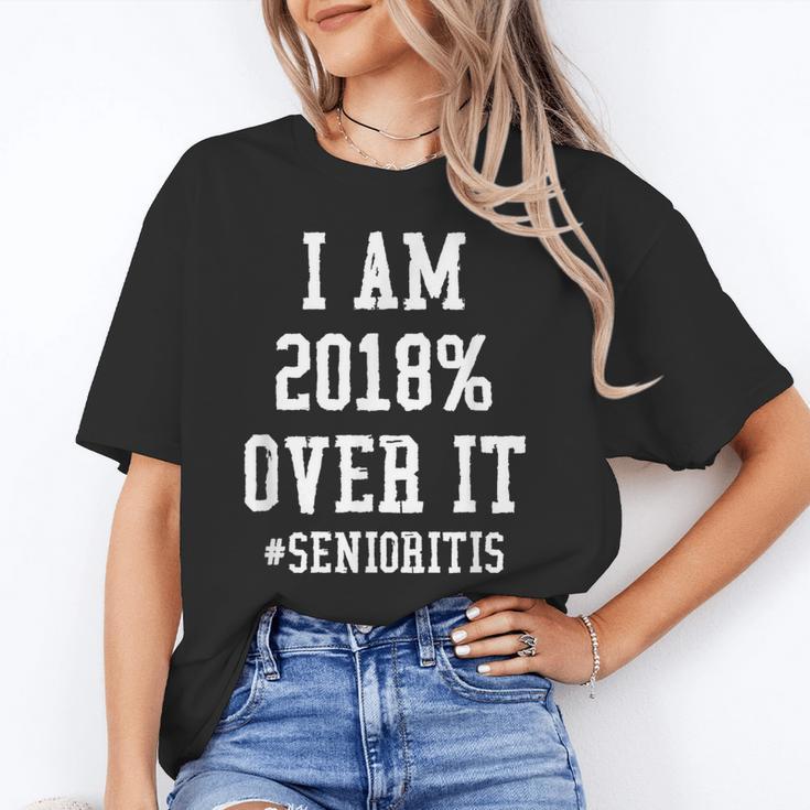 Senioritis Shirt For Senior Graduation Class Of 2018 Unisex T-Shirt