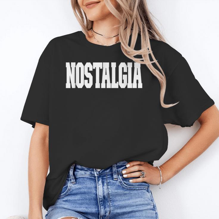 Shirt That Says Nostalgia For Men Women & Kids Unisex T-Shirt