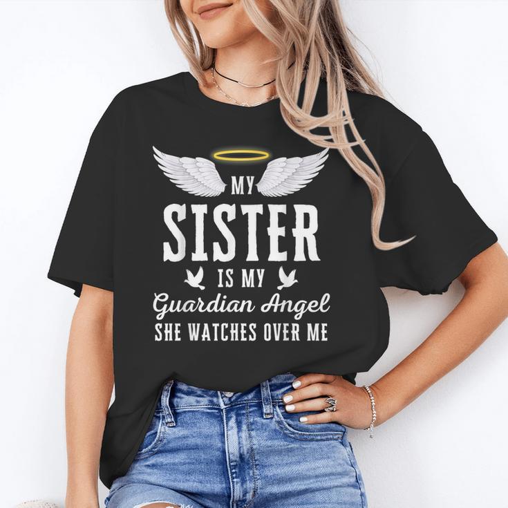 My Sister Is My Guardian Angel In Loving Memorial Memory Tee Unisex T-Shirt