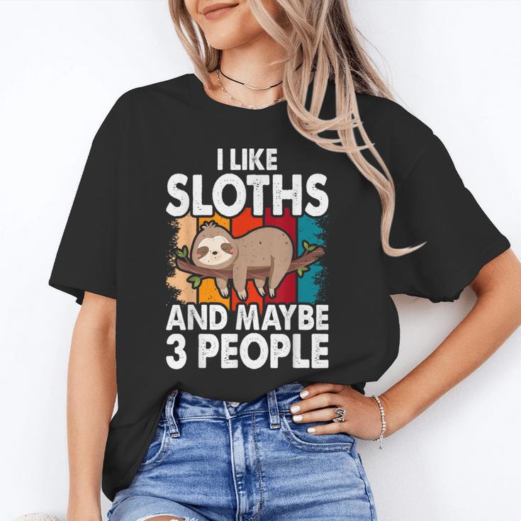 Sloth For Sloth Lover Men Women Kids Introvert Unisex T-Shirt Sloth For Sloth Lover Men Women Kids Introvert Unisex T-Shirt