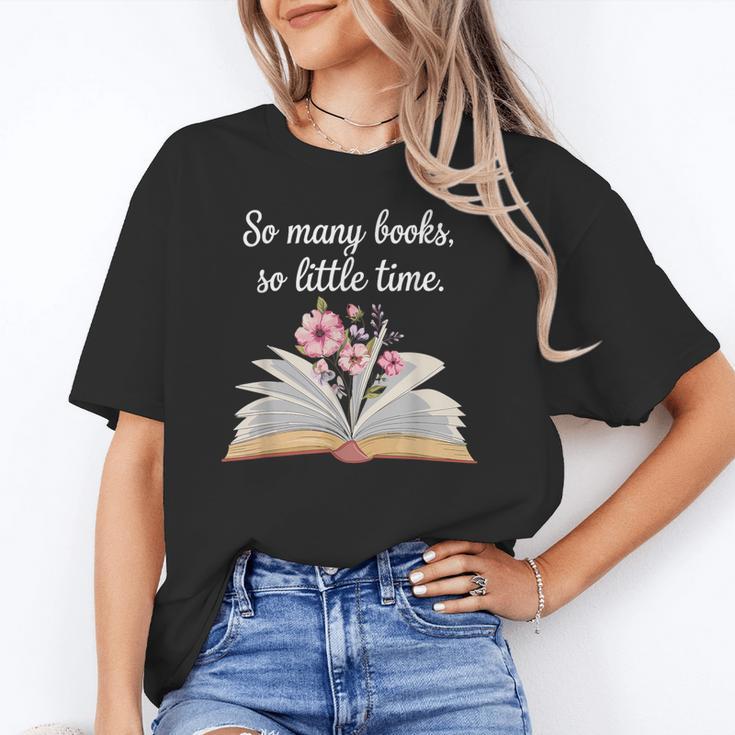 So Many Books Little Time Loves To Read Books Bookworm Unisex T-Shirt