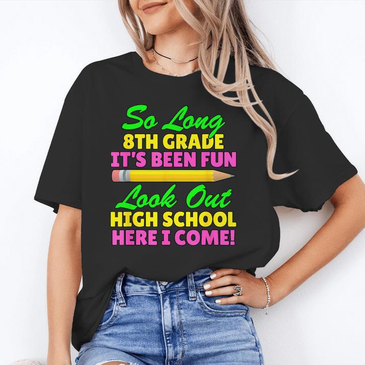 So Long 8th Grade Hello High School Graduation Unisex T-Shirt