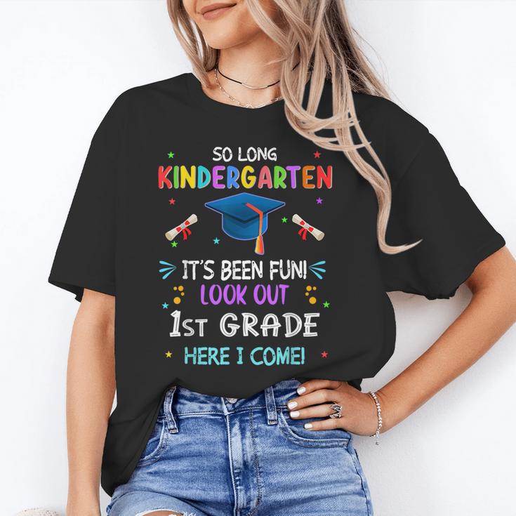So Long Kindergarten Graduation Look Out 1st Grade 2025 Kids Unisex T-Shirt