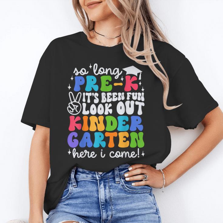 So Long Pre K Graduation Kindergarten Here I Come Kids 2024 Unisex T-Shirt